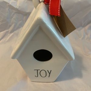 Rae Dunn slant birdhouse